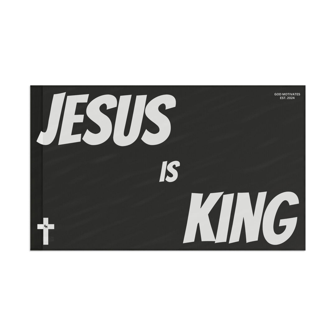 Jesus is King Flag